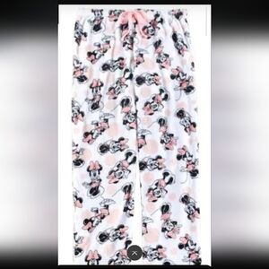🎆 NWT WOMENS PLUSH MINNIE MOUSE PAJAMA PANTS